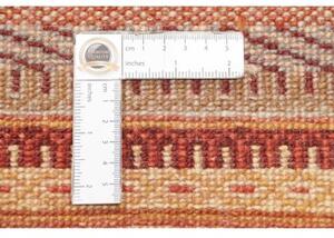 Tappeto Cromopura Geometrico Arancione Beige Corsia 79x246 Cm