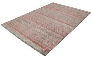 Tappeto Cromopura Geometrico Grigio Rosso 169x242 Cm