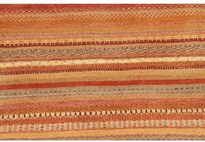 Tappeto Cromopura Geometrico Arancione Beige Corsia 79x246 Cm