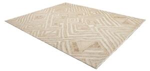 Tappeto Berbero Geometrico Beige Avorio 239x302 Cm