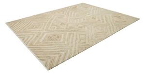 Tappeto Berbero Geometrico Beige Avorio 239x302 Cm