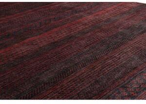 Tappeto Cromopura Geometrico Nero Antracite Bordeaux 245x305 Cm