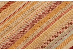 Tappeto Cromopura Geometrico Beige Arancione Corsia 78x244 Cm