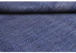 Tappeto Cromopura Geometrico Blu Notte Grigio Ardesia 153x188 Cm