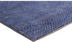 Tappeto Cromopura Geometrico Blu Notte Grigio Ardesia 153x188 Cm