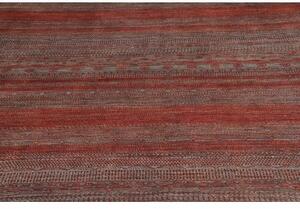 Tappeto Cromopura Geometrico Rosso Mattone Grigio Piombo 243x295 Cm