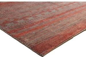 Tappeto Cromopura Geometrico Rosso Mattone Grigio Piombo 243x295 Cm