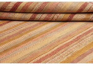 Tappeto Cromopura Geometrico Beige Rosso Mattone 198x296 Cm