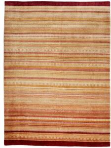 Tappeto Cromopura Geometrico Beige Bordeaux 199x271 Cm