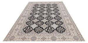 Tappeto Nain 6la Stilizzato Blu Scuro Avorio 206x300 Cm