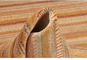 Tappeto Cromopura Geometrico Beige Rosso Mattone 198x296 Cm