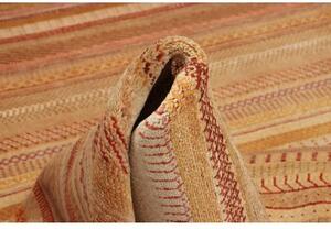Tappeto Cromopura Geometrico Beige Bordeaux 199x271 Cm