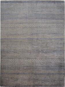 Tappeto Cromopura Geometrico Blu Avio Grigio Tortora 198x266 Cm
