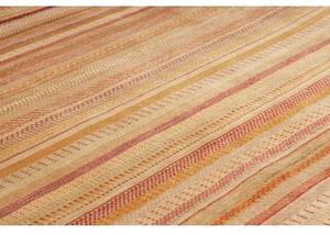 Tappeto Cromopura Geometrico Beige Bordeaux 199x271 Cm