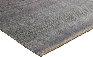 Tappeto Cromopura Geometrico Blu Avio Grigio Tortora 198x266 Cm