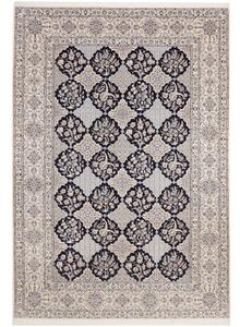 Tappeto Nain 6la Stilizzato Blu Scuro Avorio 206x300 Cm