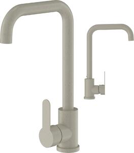 Granitan | STEEL - Rubinetto da cucina - Orientabile a 360° - Beige - Acciaio inossidabile - Carrello in Vetroceramica