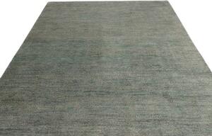 Tappeto Cromopura Geometrico Blu Petrolio Grigio Tortora 198x288 Cm