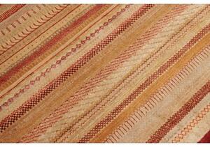 Tappeto Cromopura Geometrico Beige Bordeaux 199x271 Cm
