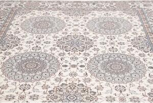 Tappeto Nain 6la Medaglione Avorio Blu 215x317 Cm