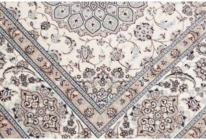 Tappeto Nain 6la Medaglione Avorio Blu 215x317 Cm