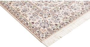 Tappeto Nain 6la Medaglione Floreale Blu Scuro Avorio 160x235 Cm