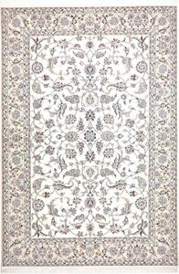Tappeto Nain 6la Floreale Avorio Blu 160x235 Cm