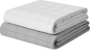 Copripiumino Alexandra House Living Sophia acciaio grigio acciaio 260 x 240 cm