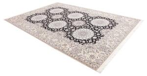 Tappeto Nain 6la Geometrico Blu Scuro Avorio 217x316 Cm