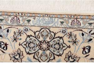 Tappeto Nain 6la Medaglione Floreale Blu Scuro Avorio 156x235 Cm