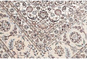 Tappeto Nain 6la Medaglione Floreale Avorio Blu Scuro 252x308 Cm