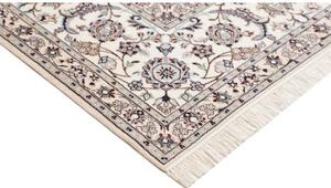 Tappeto Nain 6la Floreale Blu Scuro Avorio 260x310 Cm