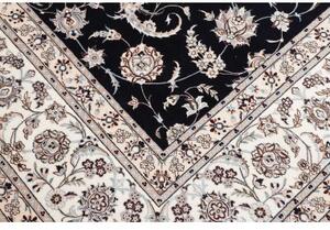 Tappeto Nain 6la Floreale Blu Scuro Avorio Quadrato 260x261 Cm