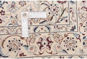 Tappeto Nain 6la Medaglione Floreale Blu Scuro Avorio Corsia 77x209 Cm