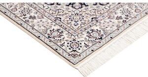 Tappeto Nain 6la Medaglione Floreale Blu Scuro Avorio 125x190 Cm