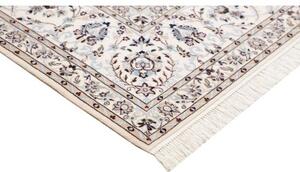 Tappeto Nain 6la Floreale Avorio Blu 211x298 Cm