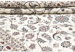 Tappeto Nain 6la Floreale Avorio Blu 207x304 Cm