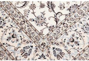 Tappeto Nain 6la Floreale Avorio Blu 211x298 Cm
