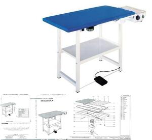 Tavolo da Stiro Professionale Rettangolare ad uso CASALINGO FUTURA RA Dimensioni 146x43x h 67 cm Peso 38 kg Aspirante Riscaldato con Regolazione temperatura