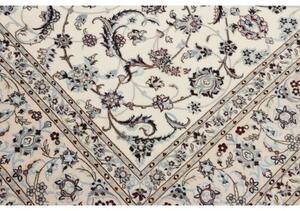Tappeto Nain 6la Floreale Avorio Blu 207x304 Cm