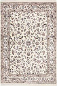 Tappeto Nain 6la Floreale Avorio Blu 205x302 Cm