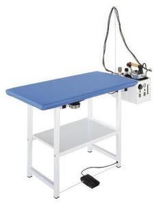 Tavolo da Stiro Professionale Rettangolare ad uso CASALINGO FUTURA RC5 Dimensioni 135x41x h 61 cm Peso 38 kg Aspirante Riscaldato con Regolazione temperatura e Stirella da 4,5 Lt