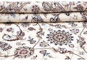 Tappeto Nain 6la Floreale Avorio Blu 205x302 Cm