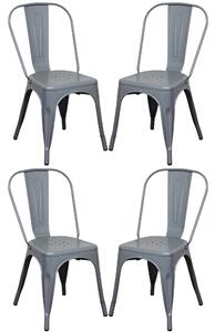 AGATHA - Set 4 sedie industrial