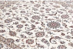 Tappeto Nain 6la Floreale Avorio Blu 205x302 Cm