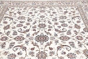 Tappeto Nain 6la Floreale Avorio Blu 205x302 Cm
