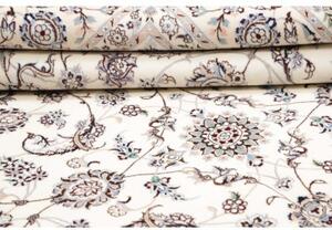 Tappeto Nain 6la Floreale Avorio Blu Polvere 205x302 Cm