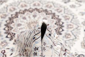 Tappeto Nain 6la Medaglione Floreale Avorio Blu 212x315 Cm