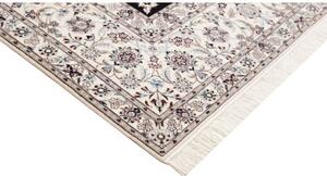 Tappeto Nain 6la Floreale Blu Scuro Avorio 205x307 Cm