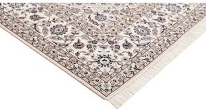 Tappeto Nain 6la Medaglione Floreale Verde Petrolio Avorio 203x303 Cm